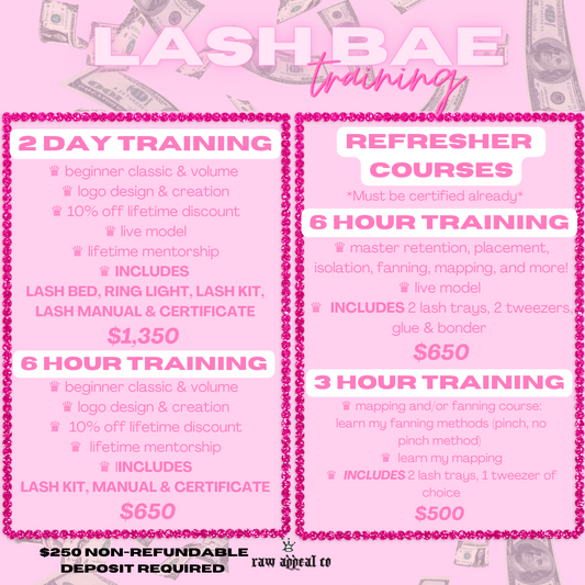 Lash Bae Training Course